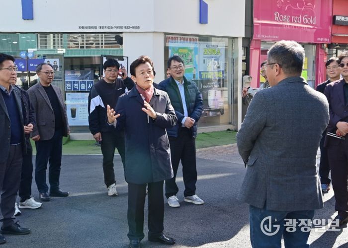 진주시, 원도심 활성화 위한 현장 점검 나서
