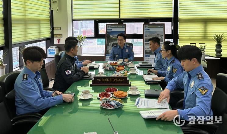 울진해경, 지휘관과 소통 공감 간담회 개최(3.23.울진해경서 제공)