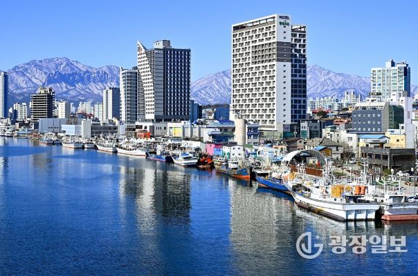 어선 현대화 관련 속초시 관내 항구 전경