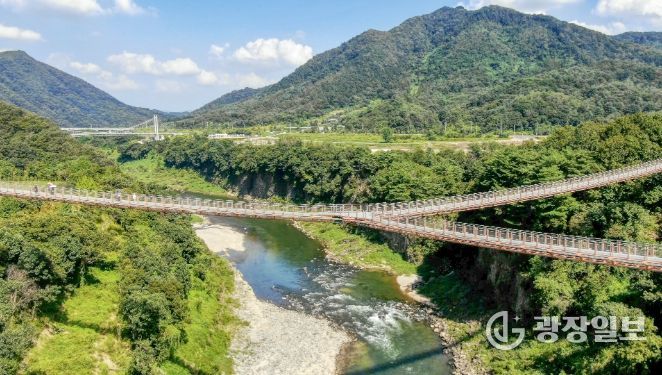 한탄강 Y자출렁다리