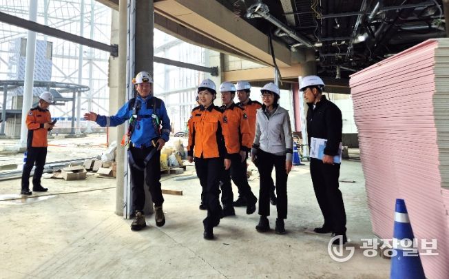 국립새만금수목원 대형 공사현장 화재예방 점검