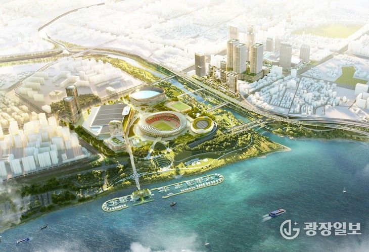 국제교류복합지구 조감도