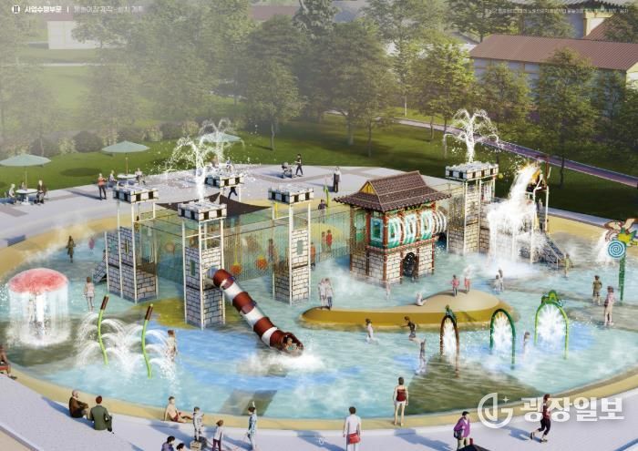 올여름에 문을 여는 홍길동 테마파크 물놀이 시설. 장성군 제공
