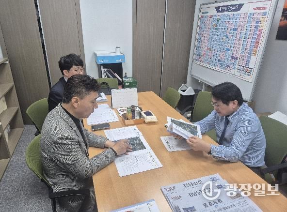 철도 대송산단선 건의