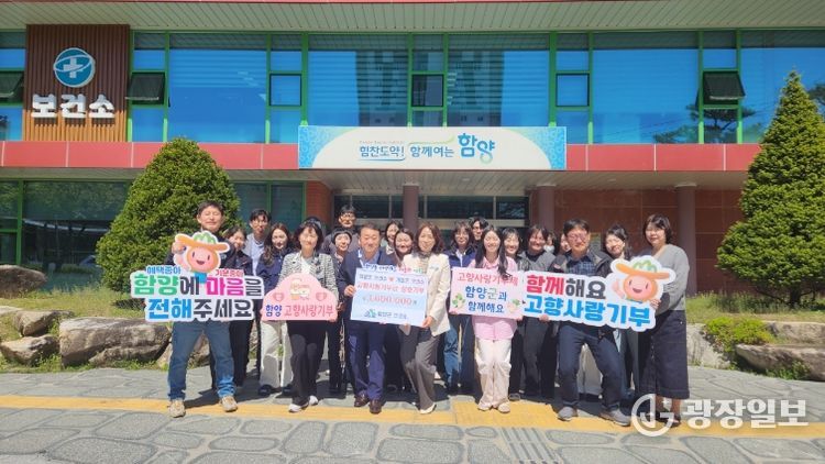 함양군보건소, 거창군보건소와 고향사랑기부제 상호 기부