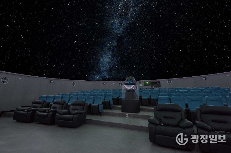 밀양아리랑우주천문대 천체투영관 ‘상상’ 전경