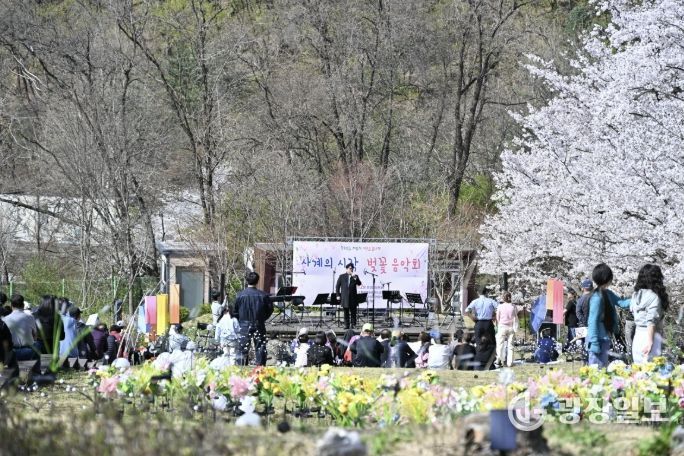 동두천시, ‘사계의 시작, 벚꽃 음악회’ 성료