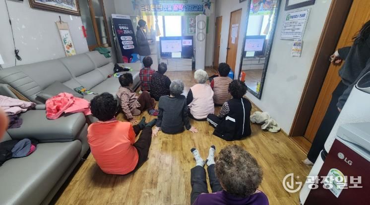 찾아가는 경로당 결핵 예방 교실 운영(가은읍 갈전1리 마을회관)