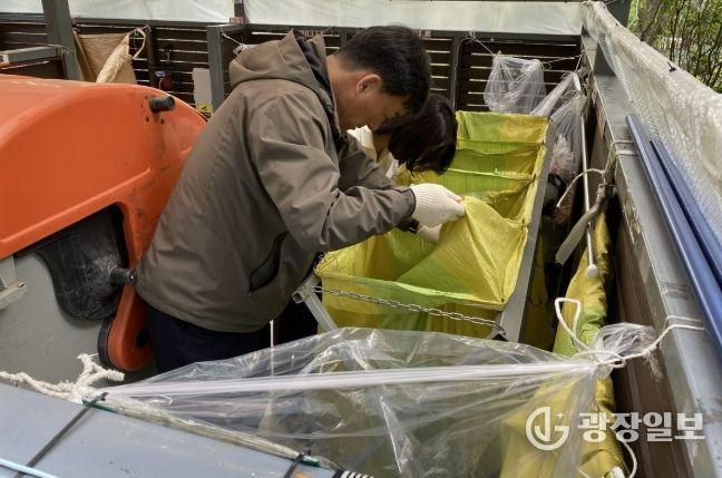 수원시 장안구 정자1동, 투명 페트병 별도 배출 이행 점검 실시