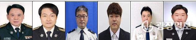 대구강북소방서 소속 소방관들